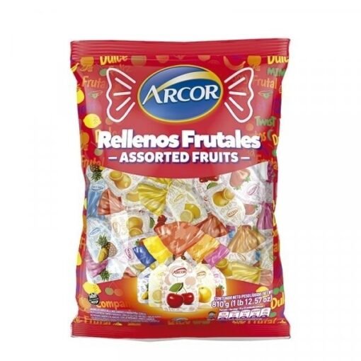 Caramelos Arcor Rellenos Frutales x 940