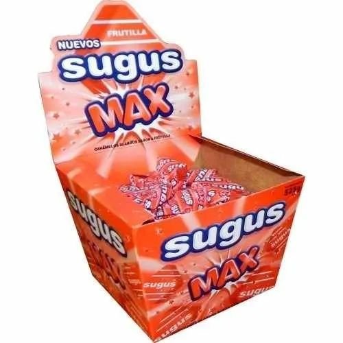 Caramelos Sugus Max Frutilla x 70 Un