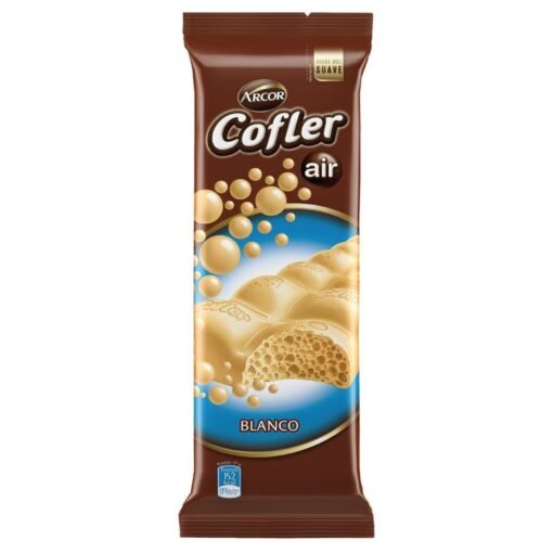 Chocolate Coffler aireado blanco x 2 Un